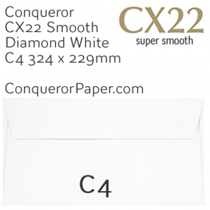 ENVELOPES - CX22.01570, TINT=DiamondWhite, WINDOW=NoWindow, TYPE=Wallet, QUANTITY=250, SIZE=C4-324x229mm 