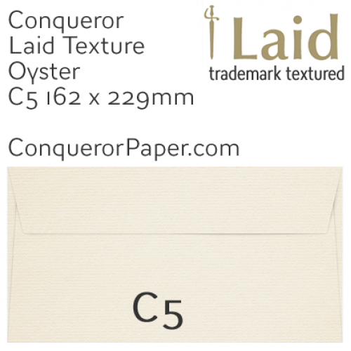 ENVELOPES - Laid.01092, TINT=Oyster, WINDOW=No, TYPE=Wallet, SIZE=C5-162x229mm, QUANTITY=250 