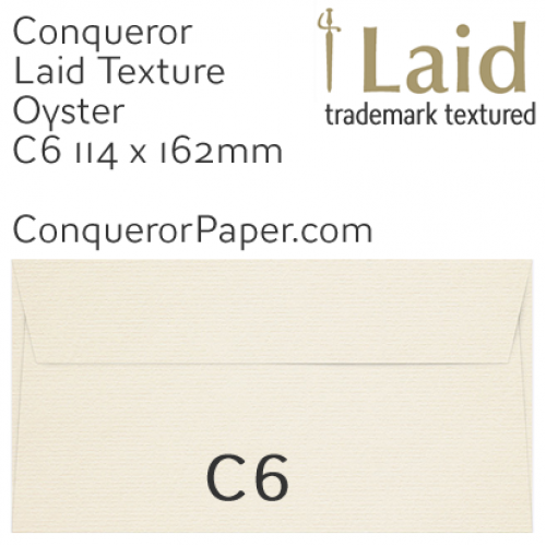 ENVELOPES - Laid.01503,  WINDOW=No, TYPE=Wallet, TINT=Oyster, SIZE=C6-114x162mm, QUANTITY=500
