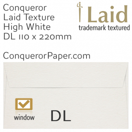 SAMPLE - Laid.01525, WINDOW=Yes, TYPE=Wallet, TINT=HighWhite, SIZE=DL-110x220mm, QUANTITY=1