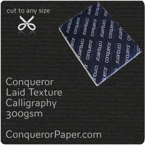 PAPER - Laid.64022, TINT:Calligraphy, FINISH:Laid, PAPER:300gsm, SIZE:B1-700x1000mm, QTY:100Sheets, WATERMARKED:No