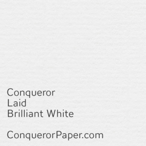 Brilliant White Laid Brilliant White Laid