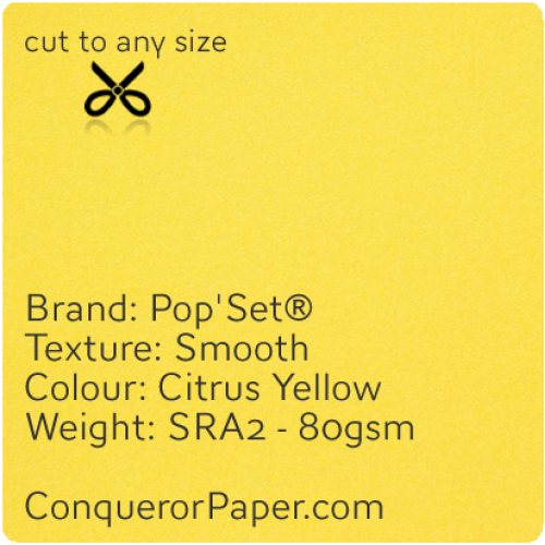 Pop'Set Citrus, PAPER:80gsm, SIZE:SRA2-450x640mm