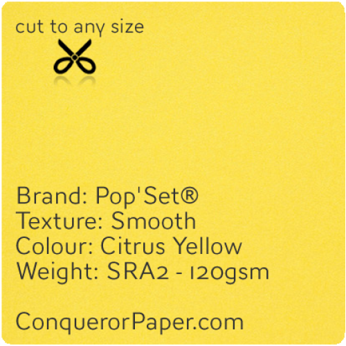 Pop'Set Citrus, PAPER:120gsm, SIZE:SRA2-450x640mm