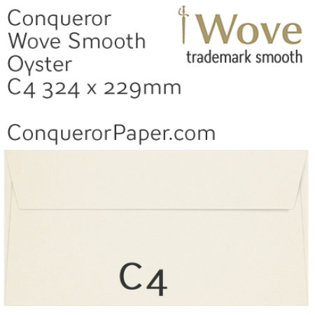 SAMPLE - Wove.02624, TINT=Oyster, WINDOW=No, TYPE=Pocket, SIZE=C4-229x324mm, QUANTITY=1 
